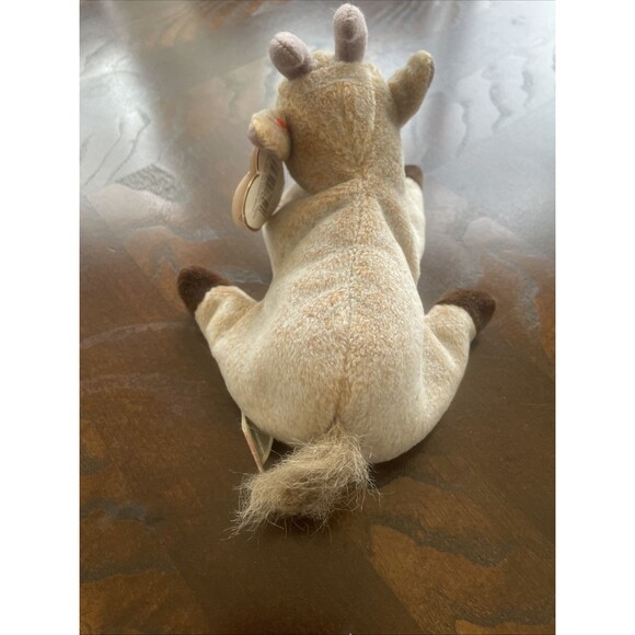 Ty Beanie Baby - GOATEE the Goat (8 Inch) Plush Stuffed Animal Toy - Picture 9 of 13